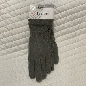 Isotoner gray women’s gloves NWT one size